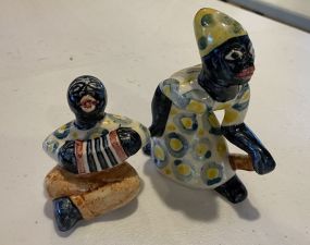 Shearwater Black Americana Pottery Figurines