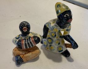 Shearwater Black Americana Pottery Figurines