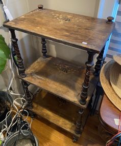Antique Regency Style Three Tier Stand