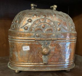 Vintage Turkish Copper Hamman Box