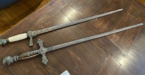 Two Old Ceremonial Swords
