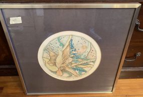 Sweet Song of The Southland Artwork Signed Billy Ford  1975