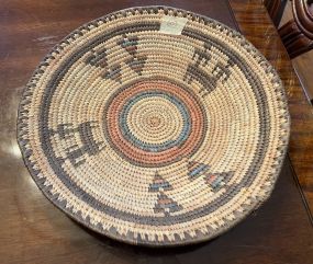 African Hausa Tribe Intricate Woven Wedding Basket
