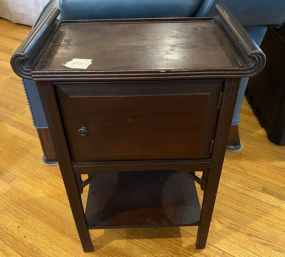 Vintage Mahogany Humidor Side Cabinet