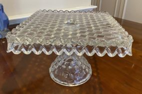 Fostoria American Clear Cake Stand