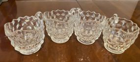 Four Fostoria American Clear Creamers