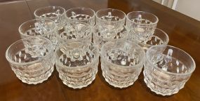 Twelve Fostoria American Clear Punch Cups