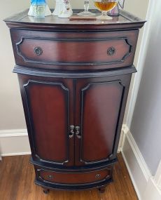 Modern Cherry Jewelry Armoire