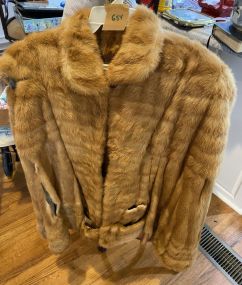 Vintage Ladies Mink Jacket (needs repair)