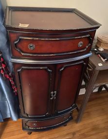 Modern Cherry Jewelry Armoire