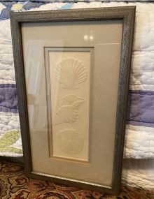 L. Dubose Sea Shell Embossed Paper Art