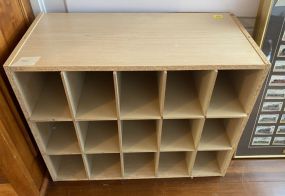 Particle Wood Cubby Storage Cabinet