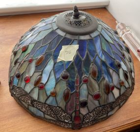 Faux Stained Glass Lamp Shade