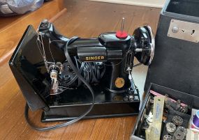 Vintage Portable Singer Sewing Machine