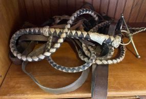 Old Whip and Horse Halter