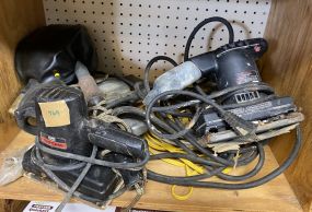 Group of Used Sanders and Large Drill