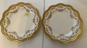 Haviland Hand Painted Pair of Plates 10