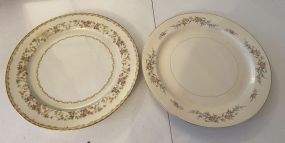 Noritake Columbine and Eggshell Nautilus Plates