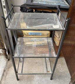 Modern Three Tier Glass Shelf Stand