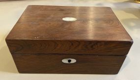 Vintage Mahogany Lamp Desk Box