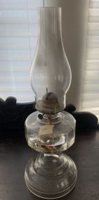 Vintage Glass Oil Lamp