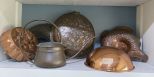 Vintage Brass Molds, Swifter, and Pitcher