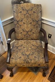 Fairfield Mahogany Ball-n-Claw Arm Chair