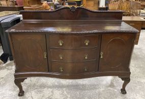 Vintage English Style Mahogany Buffet