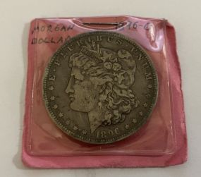 1896-O Morgan Silver Dollar