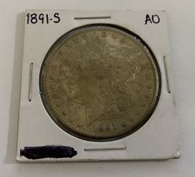 1891-S Morgan Silver Dollar