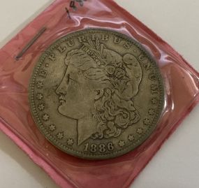 1886-O Morgan Silver Dollar