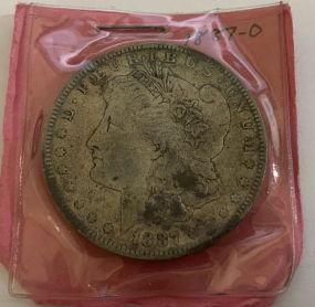 1887-O Morgan Silver Dollar