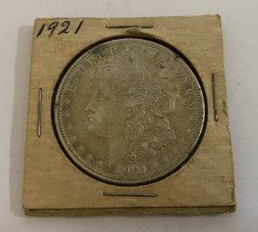 1921 Morgan Silver Dollar