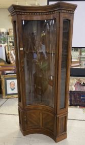 Nice Oak Corner Gun Cabinet