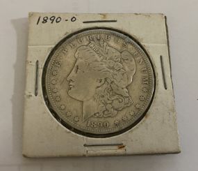 1890-O Morgan Silver Dollar