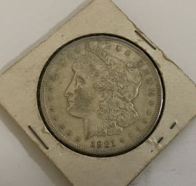 1921 Morgan Silver Dollar