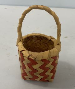 Small Choctaw Woven Basket