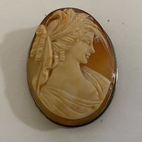 .925 Sterling Framed Cameo