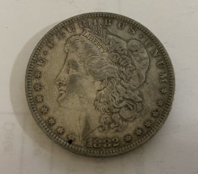 1882-O Morgan Silver Dollar