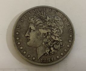 1884-O Morgan Silver Dollar