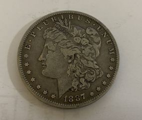 1887-O Morgan Silver Dollar