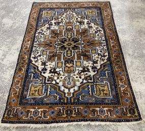 Hand Knotted Wool Area Rug