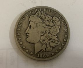 1889-O Morgan Silver Dollar