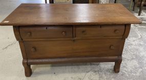 Antique Oak Empire Low Boy Dresser