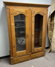 Vintage Victorian Style Two Door Armoire