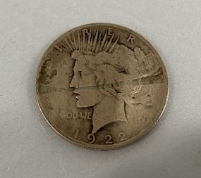 1922 Peace Liberty Dollar