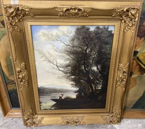 Signed Glasser Painting of Landscape