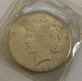 1922-S Peace Liberty Dollar