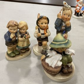 Four Vintage W. Germany Hummel Figurines