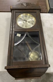 Vintage Oak Wall Clock